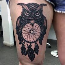 A dream catcher is a magical item that you can place above your bed and the idea is that it will catch any bad dreams so that you don't check out these magical dream catcher tattoos with meanings 100 Dreamcatcher Tattoos For Men Divine Design Ideas