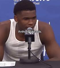 Anthony Edwards Playoff Interview Malika Andrews