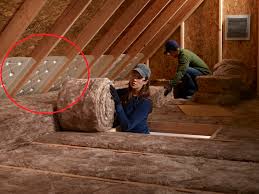 Attic baffles help to promote attic ventilation. Attic Insulation Snow Novocom Top