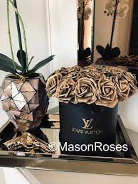 Pin By Marcie Lucia On Diy Flower Boxes Flower Box Gift Bling Crafts