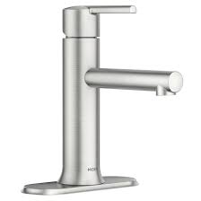 Moen bathroom sink faucets brushed nickel. Moen Arlys Spot Resist Brushed Nickel 1 Handle Watersense Bathroom Sink Faucet 84770srn Rona