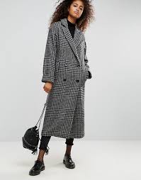 Découvrez la collection de manteaux pour femme chez asos. Asos Manteau Long A Carreaux Asos