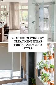 Roller shades are the modern window coverings for large windows to choose in such scenario. 45 Modern Window Treatment Ideas For Privacy And Style Digsdigs