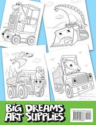 Read online books for free new release and bestseller Dinosaurs Diggers And Dump Trucks Coloring Book Cute And Fun Dinosaur And Truck Coloring Book For Kids Toddlers Childrens Activity Books 2 4 4 8 Dinosaur Coloring Books For Kids Pricepulse