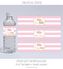 Water Bottle Label Template Printable Baby Shower Mineral Water Bottle Label Water Bottle Labels Baby Shower Bottle Label Template Water Bottle Labels Template