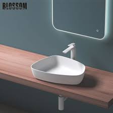 Wash basin, bathroom basin, sanitary ware. China Bathroom Vanities Top Artificial Stone Hand Wash Resin Sink Basin China Basin And Sink Resin Sink Basin