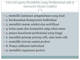 Guru guru meru merupa pakan kan bagi bagian an terp terpent entin ing g dalam dalam pros proses es belaj. Guru Profesional Presfektif Islam Ppt Download