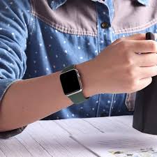 Vaku ® Apple watch 42/44 mm Soft Steve Matte Silicon Strap-【Watch Not  Included】