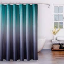 Coupons cannot be stacked or combined with any other offers or promotions. Buy Lordtex Ombre Textured Fabric Shower Curtains For Bathroom Waterproof Total Privacy Washable Bathroom Shower Curtains With 12 Hooks 1 Panel 72 X 72 Inch Aqua And Gray Online In Indonesia B087p92tgw