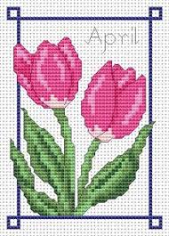 Maybe you would like to learn more about one of these? Amanda Gregory Cross Stitch Design April Tulip Free Cross Stitch Chart Cross Stitch Free Cross Stitch Charts Cross Stitch Flowers