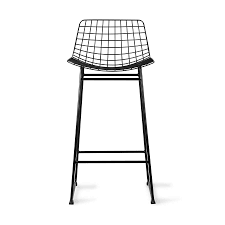 Check spelling or type a new query. Metal Wire Bar Counter Stool Black Hkliving Usa