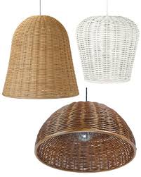 Wicker Rattan Basket Pendant Lights Diy Shop Coastal Decor Ideas Interior Design Diy Shopping