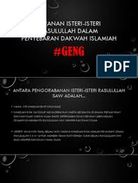 Merupakan suatu yang wajib dilakukan oleh setiap muslim. Peranan Isteri Isteri Rasulullah Dalam Penyebaran Dakwah Islamiah