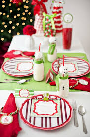 Kids Christmas Table Red Green Setting Celebrations At Home Kids Table Christmas Christmas Fun Christmas Table Decorations