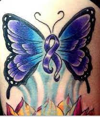 Awareness Butterfly Purple Butterfly Tattoo Lupus Tattoo Butterfly Tattoo