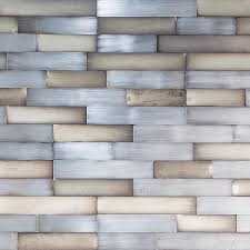 Give your kitchen island walls or bathroom the makeover it deserves with this sky marble herringbone adhesive backplash (10 sheets included per pack) that's clean and sophisticated. Peel And Stick Distressed Metal Tiles Aspect