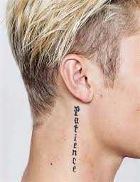 It's a crown if you couldn't tell, he wrote. Justin Bieber Patience Tattoo Shefalitayal