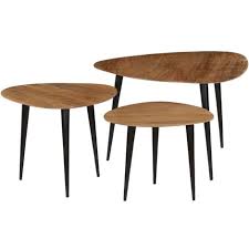Alternatively, you can even quickly make a coffee table by repurposing existing pieces. Vidaxl Coffee Table Set 3 Pieces Solid Acacia Wood Brown