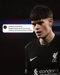 A first #UCL appearance for James McConnell 💫