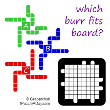 1puzzleaday Which Burr Fits The Board More At Www 1puzzleaday Com Fit Board Workouts Fitness Instagram