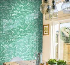 These wallpapers will surely add a grand atmosphere to yout dining area and create a room in which you want to remain seated. Sketch Fish Hand Draw Animal Wallpaper Tenstickers