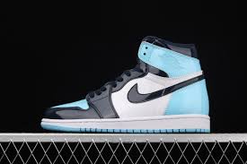 Air Jordan 1 Retro High Og Unc Patent Obsidian Blue Chill White For Sale Monticello