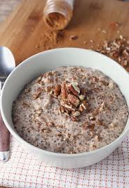 Cinnamon Roll Oatmeal Ruled Me Low Carb Breakfast Recipes Keto Oatmeal Low Carb Breakfast
