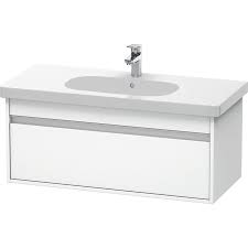 Valenzuela solco double vanity cabinet 56 inches 4 drawers grey. Duravit Ketho 40 In White Matte Bathroom Vanity Cabinet In The Bathroom Vanities Without Tops Department At Lowes Com