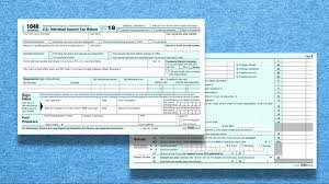 Individual income tax return form is 2 pages long and contains: Treasury Department Reveals Postcard Size 1040 Tax Form Video