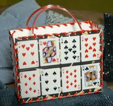 Before you listen to the dialogue, let's bricks = (noun) brown blocks that are used to build houses clicks = (noun) short sounds like you make with your listen to the full dialogue again and put five things in the order that you hear them. Cathie Filian Make This Playing Card Purse Playing Card Crafts Card Purse Card Craft
