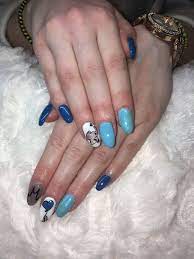 It S S Boy Baby Shower Nails Design Art Baby Shower Nails Boy Baby Boy Nails Baby Shower Nails