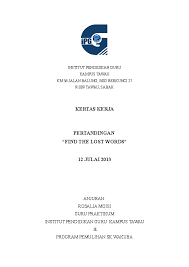 Tajuk program kelas tambahan bestarilinus 2016 2. Kertas Kerja Projek Internship Program Pemulihan Rosalia Moisi Academia Edu