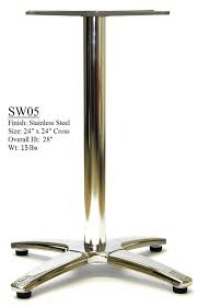 I went out to the maker ranch to hang out with ben uyeda, mike montgomery from modern builds, and john maleck. Sw05 Stainless Steel Outdoor Table Base Bistro Tables Bases