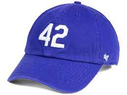 Brooklyn Dodgers Jackie Robinson 47 Clean Up Cap Jackie Robinson Dodgers Dodgers Jerseys