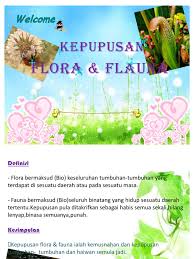 Tumbuhan yang telah pupus di malaysia. Kepupusan Flora Fauna