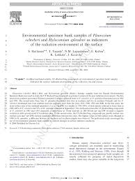 Berikut ini anda bisa lansung copypaste contoh surat pergantian specimen bank. Pdf Environmental Specimen Bank Samples Of Pleurozium Shreberi And Hylocomium Splendens As Indicators Of The Radiation Environment At The Surface