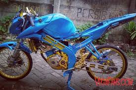 Touring vixion jari jari ~ edisi tourwis dan menghadiri anniversary. New Vixion Modif Jari Jari Warna Biru Velg Orange Vegafans Com