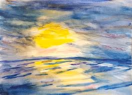 Maybe you would like to learn more about one of these? Sunset Over Water Painting By Angela Lasky