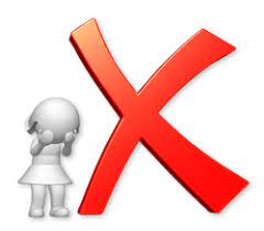 3d Woman With X Mark Animacao Organizacao De Pastas Power Point