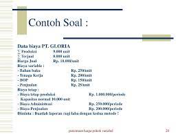 Contoh Soal Metode High Low Point