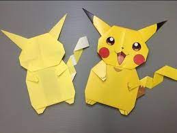 Origami Pikachu Origami Crafts Origami And Kirigami Origami