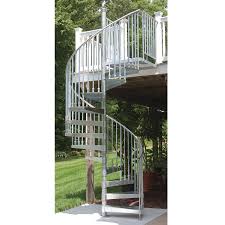 Spiral stairway, loft stair kits & modular staircase products. Modern Exterior Spiral Staircase Aluminum Oscarsplace Furniture Ideas Installing Exterior Spiral Staircase