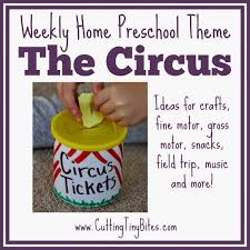 Themed activities for your sand and water table! Circus Theme Weekly Home Preschool What Can We Do With Paper And Glue