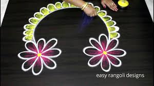 Most Amazing New Year 2019 Rangoli Kolam Designs New Year Muggulu Youtube Kolam Designs Rangoli Kolam Designs Art Forms Of India