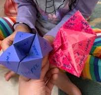 Origami activities for kids learning colors and numbers