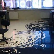 uc boyutlu zemin kaplama ofis siyah beyaz ornek zeyti n kaplan dekorasyon