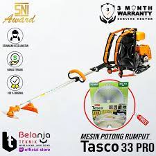 Mesin potong rumput, solusi perawatan rumput. Promo Mesin Potong Rumput Gendong Tasco Tac 33 Pro Brush Cutter Kota Bogor Belanja Teknik Tokopedia