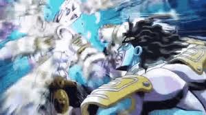 Star platinum animated gif maker make animated gifs from video files, youtube, video websites, images, pictures. Jotaro Kujo And Star Platinum The World Have Won Congrats Fandom