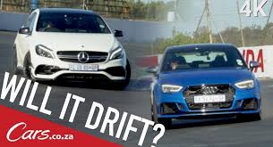Audi Rs3 Sedan And Mercedes Amg A45 Try Their Best At Drifting Carscoops Mercedes Amg Audi Rs3 Audi