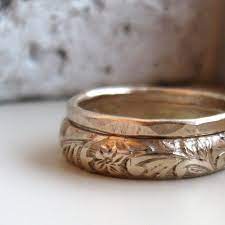 Gold Stacking Rings In 2021 Handmade Wedding Rings Gold Ring Stack Stacked Wedding Rings